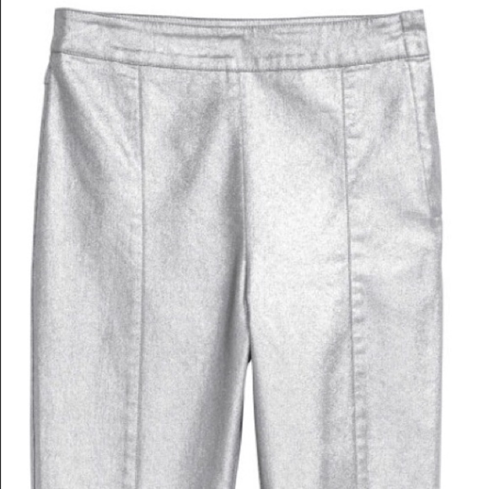 H&M Silver Slim Leg Pants